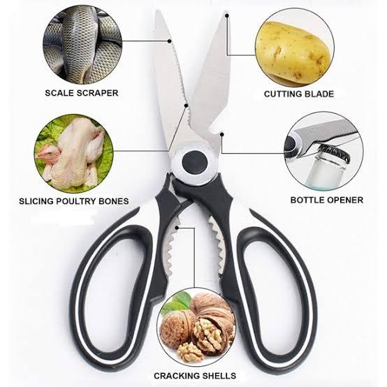 Scissor Multipurpose All In One Scissor / Kitchen vegetable Cutting / Paper Cutting / Home uses