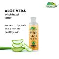 Aloe Vera Witch Hazel Toner – Astringent Properties of Aloe Vera, Minimizes Pores, Soothes Skin for A Fresh, Clear Complexion. 