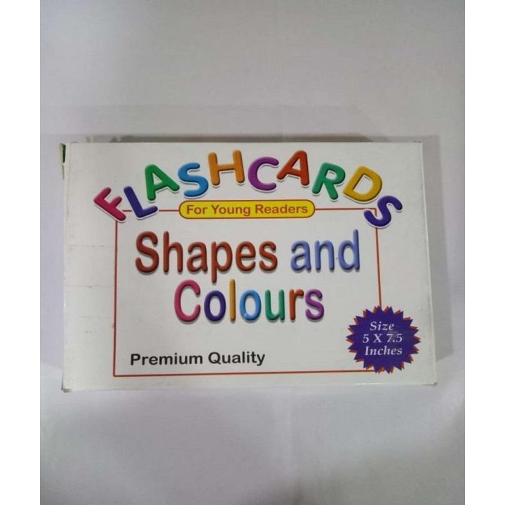 Learning Flash Cards For Kids - Shapes & Colors | Daraz.pk