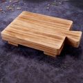 Rectangle Wood Pedestal with Handle, for Bathroom Wooden Tray Base. 