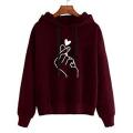 Hoodie Bangtan Spring Hooded Sweatshirt Hip Hop Patchwork Hoodies With Pocket. 