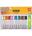 Oil pastel crayons Colors with pastel holder 12 pcs Deli72050. 