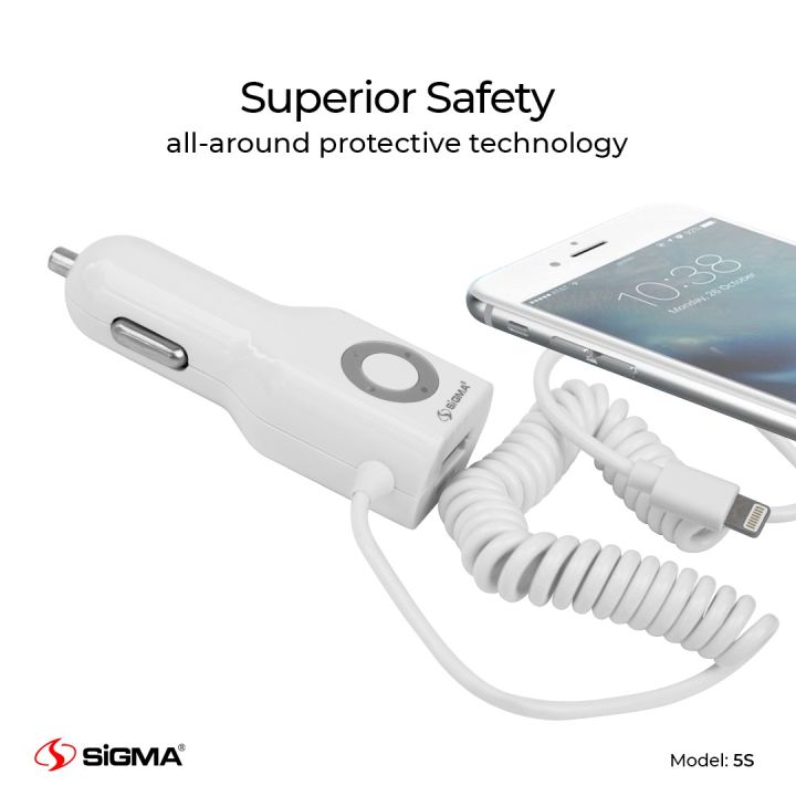 SIGMA%20Diamond%20Series%20%E2%80%93%20iPhone%20Single%20USB%20Car%20Charger%205S%20%7C%20Fast%20Charging%20%7C%20Compact%20Design%20%7C%20Smart%20IC%20%7C%20iOS%20Compatible%20-%20Image%204