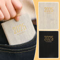 【Bestseller】 2025 Calendar Mini Agenda Book Portable Daily Weekly Planners A7 Schedule Notebooks Creative Small Pocket Notebook.