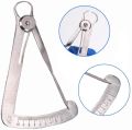 Professional Dental Gauge Caliper 0-10mm for Dentist Personal and Clinic Use, Dental Hygiene Tools Stainless Steel Dental Crown Gauge Caliper Metal/Wax Instruments Measuring Tools (Pack of 1). 