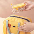 Cute Kitchen Food Storage Box Mini Portable Vegetable Fruit Sealed Preservation Box Refrigerator Food Grade Frozen Meat Organizer. 