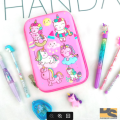 Cute unicorn pencil case Kawaii pencil case Creative school Cute stationary items for girls. 