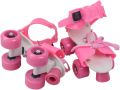Baby Quad Roller Skates - Toys Adjustable Kids Suitable Quad Roller Skates (Random Color) - Size 6 to 12 Years - Inline Skates Double Row Roller Skates Adjustable Size Children Roller Skates 4 Wheels Skating Shoes Sliding Skates. 