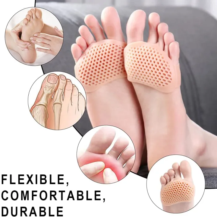 1Pair%20Comfortable%20Practical%20Durable%20Forefoot%20Cushion%20Metatarsal%20Pad%20Pain%20Relief%20Silicone%20Gel%20Half%20Heel%20Bunion%20Protector%20Fore%20foot%20Pads%20Cushions%20Ball%20of%20Foot%20Cushions%20Soft%20Sole%20Soft%20Gel%20Ball%20Silicon%20Insole%20Reusable%20and%20Breathable%20Gel%20Pads%20for%20Women%20or%20Men%20-%20Image%204