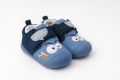 Soft Sole Baby Walker Shoes for Girls | Anti-Slip Toddler First Step Footwear | Cute Polar Bear Design | Pink & Beige Casual Infant Jutti/Sandal | Velcro Closure. 