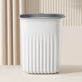 Waste Bin Striped Texture Rubbish Collection Kitchen Garbage Basket. 