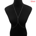 【big-discount】 Metal Ladies Body Chain Cutout Style Chest Chain Decorative Jewelry Kengding.
