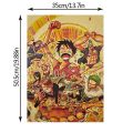 Aimeer Vintage Comic One Piece Anime Character Collection Vertical Version Nami Sanji Retro Kraft Paper Posters51.5x36cm. 