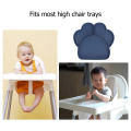 Divided Toddler Plate, Baby Plate Prevent Spilling for 6 To 24 Months for Home. 