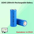 CR123A Battery Rechargeable  1200mah 3.7v Li-ion 16340| SkyScraper Store. 