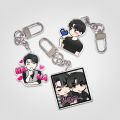 Korean BL Manwha Payback Acrylic Keychain Women Yoon Jay Lee Yoohan Cute Key Ring Man Ita Bag Pendant Ornament Accessories Gift. 