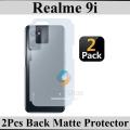 Realme 9i Soft Skin Fiber Sheet Back Matte Protector For Realme 9i - 2Pcs. 