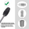 Silicone Bottle Cleaning Brush Bottle Brush Insulation Cup Washing No Deadend Long Handled Silicone Cleaning Brush Household Multifunctional Cleaning Tools. 