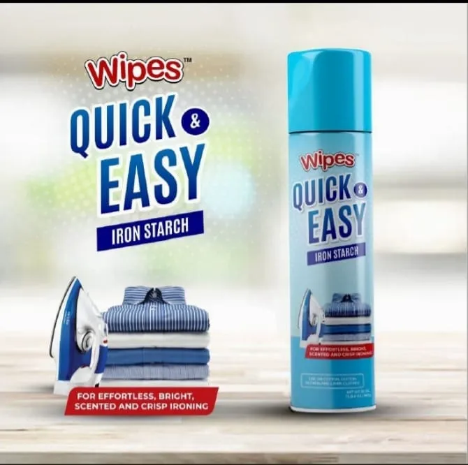 Wipes%20Quick%20&%20Easy%20Iron%20Starch%20Spray%20Can%20567%20g%7C%20Ironing%20Spray%20Clothes%20Spray%20%7CQuick%20Ironing%20Bottle%20Easy%20Iron%20Spray%20%7C%20Creases%20Remover%20Spray%20%7C%20Laundry%20Spray%20Cluff%20Spray%20%7C%20Spray%20For%20Crispy%20Collars%20Fresh%20iron%20For%20Longer%20Starch%20%7CTrigger%20Easy%20Iron%20Wrinkle%20%7CGIFT%20-%20Image%202