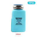 MECHANIC 180ml Metal Cap Liquid Alcohol Bottle Press Pumping ESD Fluid Dispenser Plastic Container For PCB Motherboard Cleaning by electrica. 