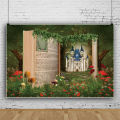 Portrait, Photography Girl's Birthday, Lores Castle, French Forest, Velope Background, Magic Ivro Photo O-Fairy Tale LLaeacc Baby Shower Background. 