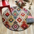 Anti Slip Round Rug For Living Room And Bedroom 150cm Size. 