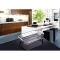 Tanoori Oven Dish Transparent Baking Dishes Clear Glass Shatter Proof Dish. 