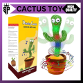 SP Dealz Dancing Cactus Toys for Kids Educational Plush Baby Toy Talking & Singing Electronic Pets for 6 to 12 Months Toddler Repeats What You Say Voice Recorder Musical Toys with 120 Songs. 