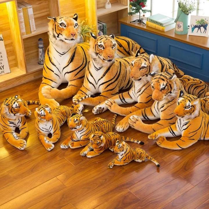 GIANT TIGER STUFFED TOY BABY LOVELY BIG SIZE TIGER PLUSH DOLL SOFT PILLOW Daraz.pk