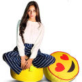Relaxsit Emoji Bean Bag Comfy Stool – Ottoman Foot Stool with Trendy Emoji Designs - Footstools Beanbag. 