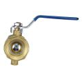 TMOK Manual Internal Threaded Brass Temperature Gauge Ball Valve for Thermometer DN32. 
