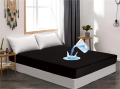 Supreme  Mattress Protector Cover 100% Waterproof - Premium Fitted Cover double / King / Single size Mattress Fitted Bed Sheet Bed Cover Smooth Non Noisy. 