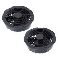 Air Conditioning Vest Fan Convenient Use Cooling Jacket Fan 5V 0.6A Low Noise Running for Daily Life and Work. 