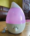 Large Capacity Air Humidifier with Color Changing LED Night Light, Easy Refill, Ideal for Rooms. 