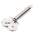 Pizza Cutter Dual Roller Cutter Pastry Food Separator Multi-Use Kitchen Tools. 