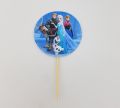 FROZEN THEME CUPCAKE TOPPER - PACK OF 10 CUPCAKE TOPPERS - FROZEN CUPCAKE TOPPERS. 