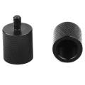 Thread adapter microphone stand 5/8" 27 female to 1/4" 20 male camera tripod. 