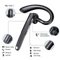 BlueWow Bluetooth Wireless Earphone with Mic Hands-Free Wireless Earphone Headphones Single-Ear Hook for Driving Business Office Compatible with iPhone and Android YYK-520. 