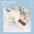 Mini Portable USB Rechargeable Hand Held Air Conditioner Cooler Fan Cute Pet Ear Portable Small Fan Mini Simple Handheld Fan Cute Cartoon Portable Air Cooler for Boys Girls Summer Gifts Cooling Fan for Outdoor Public Places Office Mini Fan. 