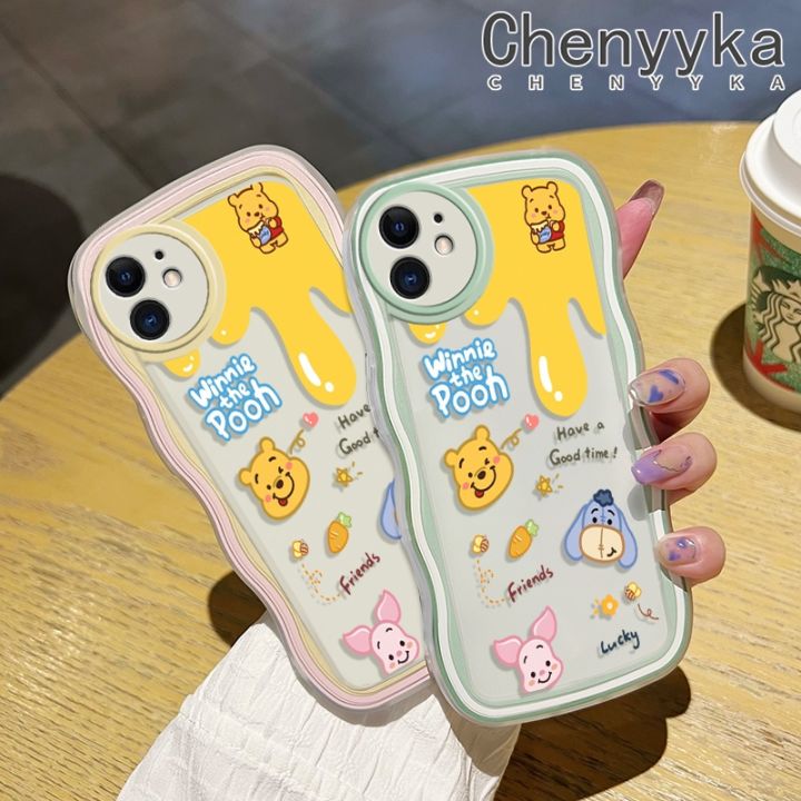 chenyyka%20For%20OPPO%20Reno%206%204G%20Case%20Cartoon%20Winnie%20the%20Pooh%20Pattern%20Colorful%20Lovely%20Cream%20Wave%20Border%20Soft%20Clear%20Shockproof%20Phone%20Cases%20Creative%20Camera%20Transparent%20Casing%20Simple%20Silicone%20Protective%20Cover%20-%20Image%205