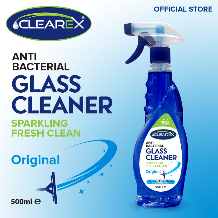 Clearex Pakistan - Anti-Bacterial Glass Cleaner Sparkling Fresh 500ML
