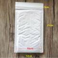 10pcs/lots Blank White Bubble Envelope Pearl Film clear Envelope Courier Bags Waterproof White Mailing Bag Packaging handmade. 