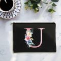 【HOT】 Outdoor Girl Makeup Bag Pink Letters Pattern Cute Purses Toiletries Organizer Waterproof Female Storage Cosmetic Bags & Cases. 