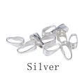 100 Pcs/lot Bracelet Necklace Diy Accessories Jewelry Findings Charms Pendant Clips Clasp Connectors For Jewelry Making Supplies. 