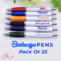 Pack of 50 Customize Name/Logo Plastic Ball Pen. 