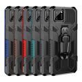 For Oppo realme C11 Car Magnetic Holder Clip Back Armor Case Mecha Warrior mobile phone case Stand Hard Protection Cover Mechwarrior phone case Anti-fingerprint self-supporting stand case. 