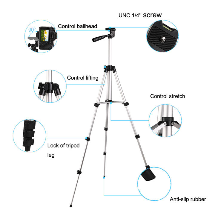 Tripod%20Stand%20With%20Phone%20Holder+%20Carrying%20Bag%20with%20New%20Features%20Portable%20For%20Videos,%20Mobile%20Phone%20and%20DLSR%20Camera%20For%20Videography%20and%20Photography%20(Adjustable)%20Black%20&%20Silver%203110%20Model%20Tripod%20Stand%20Best%20Quality%20-%20Image%205