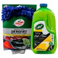 TURTLE WAX - BUNDLE OFFER - HIGH SHINE CAR WASH - 1.89 LITERS , MICROFIBRE SCRATCH FREE CAR WASH MITT. 