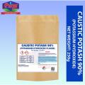 Purge Potassium Hydróxide 250g - Caustic potash - Lye - Potash lye - KOH. 