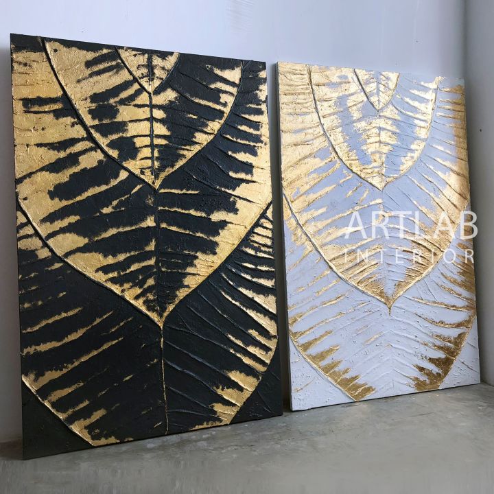 2%20Pc%20Canvas%20Handmade%20Painting%20Abstract%20Art%20Textured%208x12%20inch%20-%20Image%202